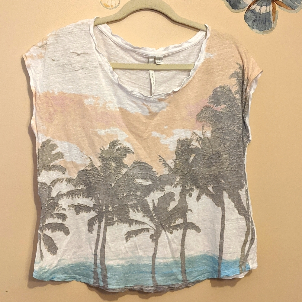 Lauren Conrad Linen Top